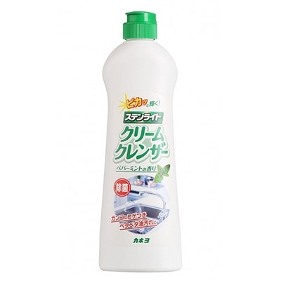 KANEYO Чистящий крем для кухни без царапин с ароматом мяты бутылка 400 гр