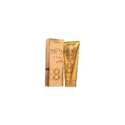 DEOPROCE NATURAL PERFECT SOLUTION CLEANSING FOAM GOLD EDITION Пенка для умывания с экстрактом женьшеня и золотом 170г