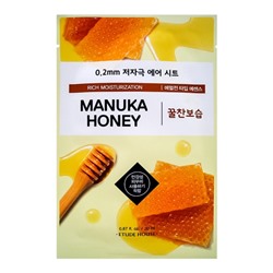 ETUDE HOUSE 0.2 Air Mask Manuka Honey Rich Moisturization Маска для лица тканевая с экстрактом мёда 20мл