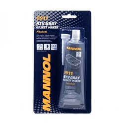 Герметик прокладок MANNOL 9911 (от -40С до +230С) Серый 85гр (тюбик)