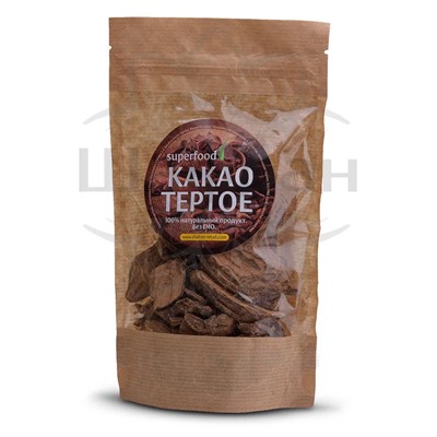 Какао тертое натуральное кусочками, 200 гр