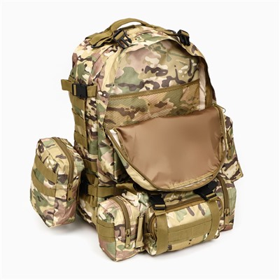 Рюкзак тактический "Storm tactic" мужской, MOLLE, подсумки, 50 л, камуфляж мультикам