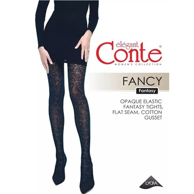 CONTE FANCY Колготки женские с цветочным узором