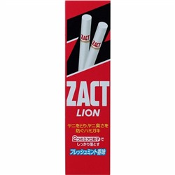 LION Зубная паста "Zact" для устранения никотинового налёта и запаха табака 150 г, коробка / 80