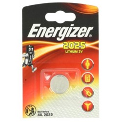 Элемент питания CR2025 ENERGIZER Lithium 1BL Energizer