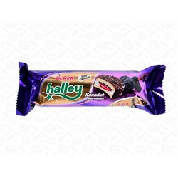 Шоколадное печенье Ulker "Halley" с ежевичным джемом 74 гр 1/24