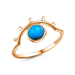 Кольцо Глаз бижутерия с ювелирным стеклом