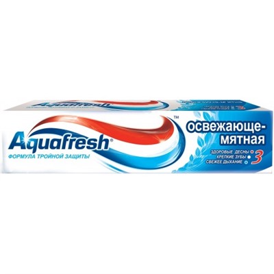 Зубная паста Aquafresh (Аквафреш) Освежающе-Мятная, 100 мл