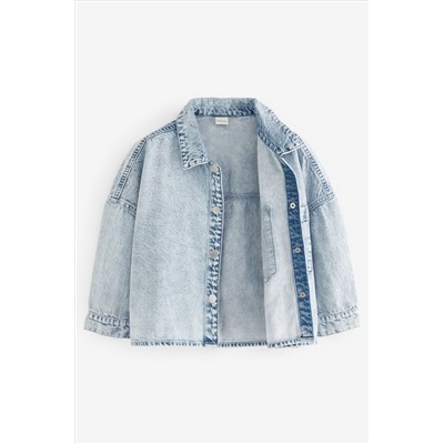 Boxy Denim Shacket (3-16yrs)