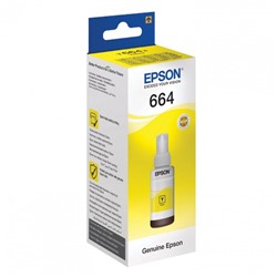 Чернила EPSON 664 T6644 для СНПЧ Epson L100/L110/L200/L210/L300/L456/L550 желтые 360975 (1)