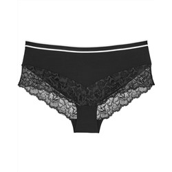 Panty mit Spitzendetails elastischer Bund