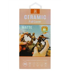 Защитное стекло Матовое Ceramics iPhone 7/8/SE 2020 (черный)