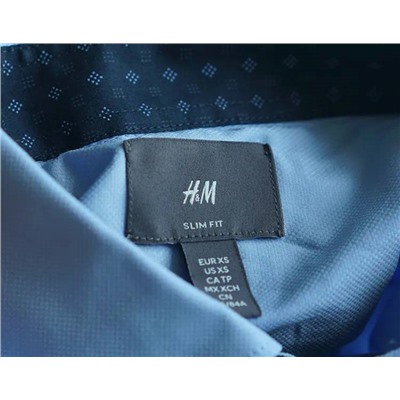 H&*M  ♥️  экспорт❕ мужская рубашка из 💯 хлопка, большой размерный ряд