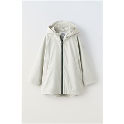 RUBBERISED PARKA WITH HOOD