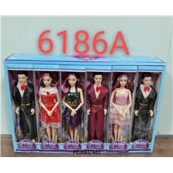 Набор кукол Барби и Кен 27 см 12 шт. в д/б