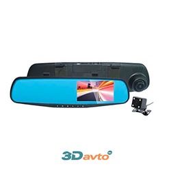 Зеркало видеорегистратор SHO-ME SFHD-700 1280*720 при 30 к/сек // 3,5" // 120°)