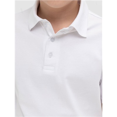 Джемпер (модель "футболка") для мальчиков Белый(2)
