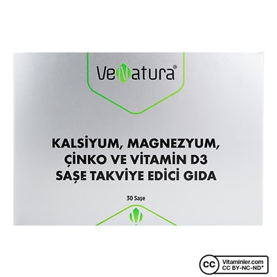 Venatura Кальций, магний, цинк и витамин D3 30 пакетиков
