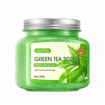 SADOER Скраб для тела антицеллюлитный Green Tea, 350 гр.