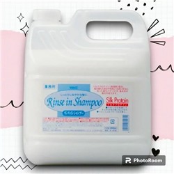 Шампунь-кондиционер 2 в 1 "Wins Rinse in Shampoo" с кератином, коллагеном и липидурами 4000 мл