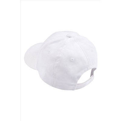 Jack Wills Girls Block Logo White Cap