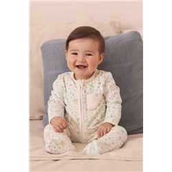 MORI Cream Peter Rabbit Clever Zip-Up Sleepsuit