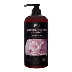 PLU Nature and Perfume Shampoo White Musk Парфюмированный шампунь для волос с ароматом белого мускуса 1л