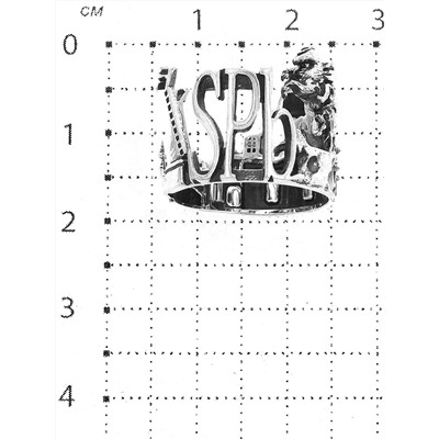Кольцо из чернёного серебра 925 пробы к008ч