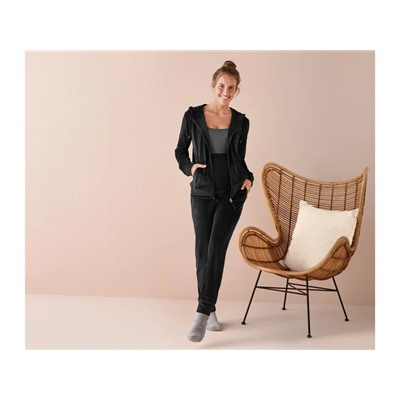 esmara® Damen Umstands-Nickianzug mit Kapuze & Komfortbund