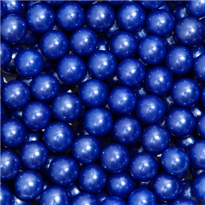 Кондитерская посыпка шарики 7 мм, синий, 50 г