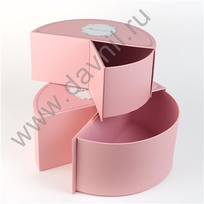 Коробка трансформер W7725 2 шт. розовые