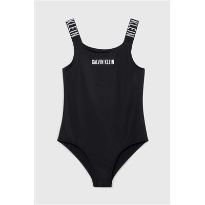 Calvin Klein Logo Sport Black Swimsuit