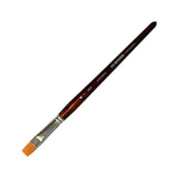 Кисть Синтетика плоская № 4 (ширина 11,5 мм, выставка 16,0 мм), короткая ручка