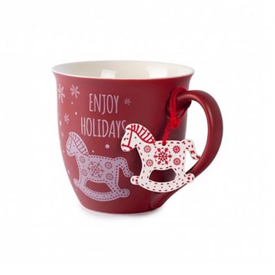 WINTER MUG Кружка 600мл с подвеской