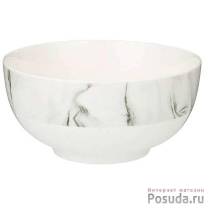 Тарелка суповая lefard bianco marble 14*6,8см 600мл  арт. 87-265