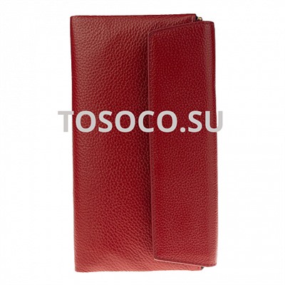 14 9920-1 red кошелек GENUINE LEATHER натуральная кожа 9х19х2