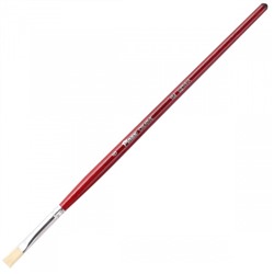 Кисть Щетина, плоская, №6, короткая ручка, дерево Creative Pinax 154006
