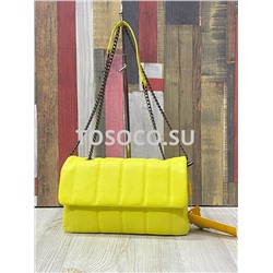 1088-2 yellow сумка Wifeore натуральная кожа 13x6x26