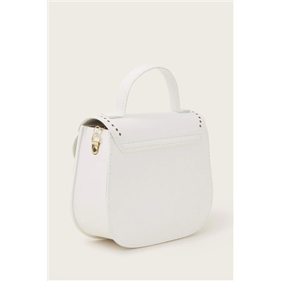 Monsoon Scallop Butterfly White Bag