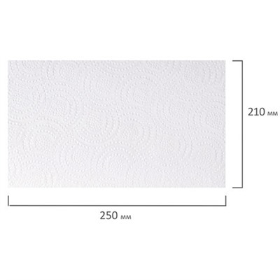 Полотенца бумажные 2-слойные, MegaPack (12 рулонов по 15 метров), LAIMA LUXE, 100% целлюлоза, 5087442