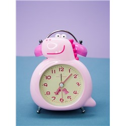 Часы-будильник «Dino», pink