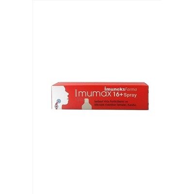 Imuneks Imumax 16+ Mikrop Temizleyici Boğaz Spreyi 30 Ml