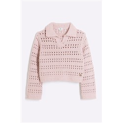 River Island Girls Crochet Jumper