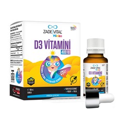 Zade Vital Miniza D3 Витамины 400 МЕ 20 мл