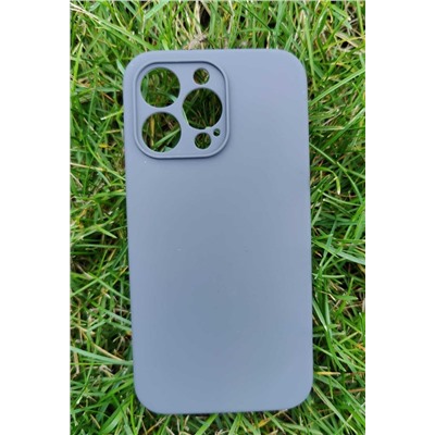 Чехол Silicone Cese на iPhone 13 Pro (Dark Grey) без логотипа