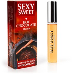 Парфюмированное средство для тела с феромонами Sexy Sweet с ароматом горячего шоколада - 10 мл.