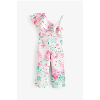 River Island Girls Printed Scuba Jumpsuit