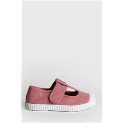 Trotters London Pink Champ Canvas Shoe