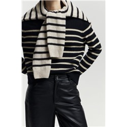 1685-452-903 свитер черный / бежевый
