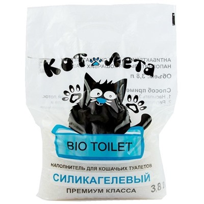 Наполнитель для кошачьего туалета "КотЛета" Силикагелевый 3,8л